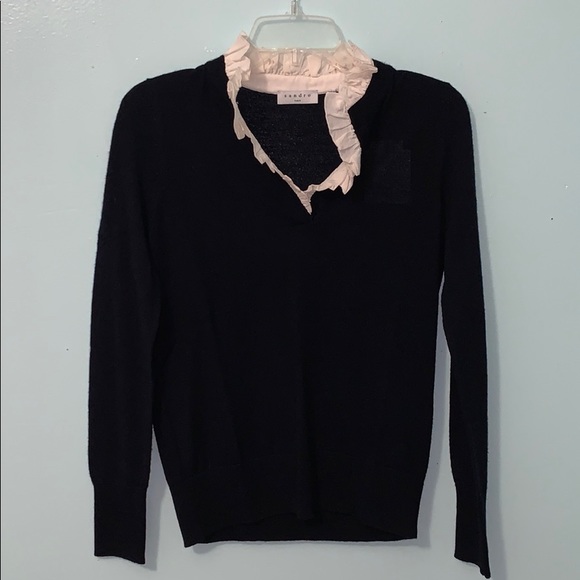 Sandro Sweaters - Sandro - NAVY BLUE Clane Sweater